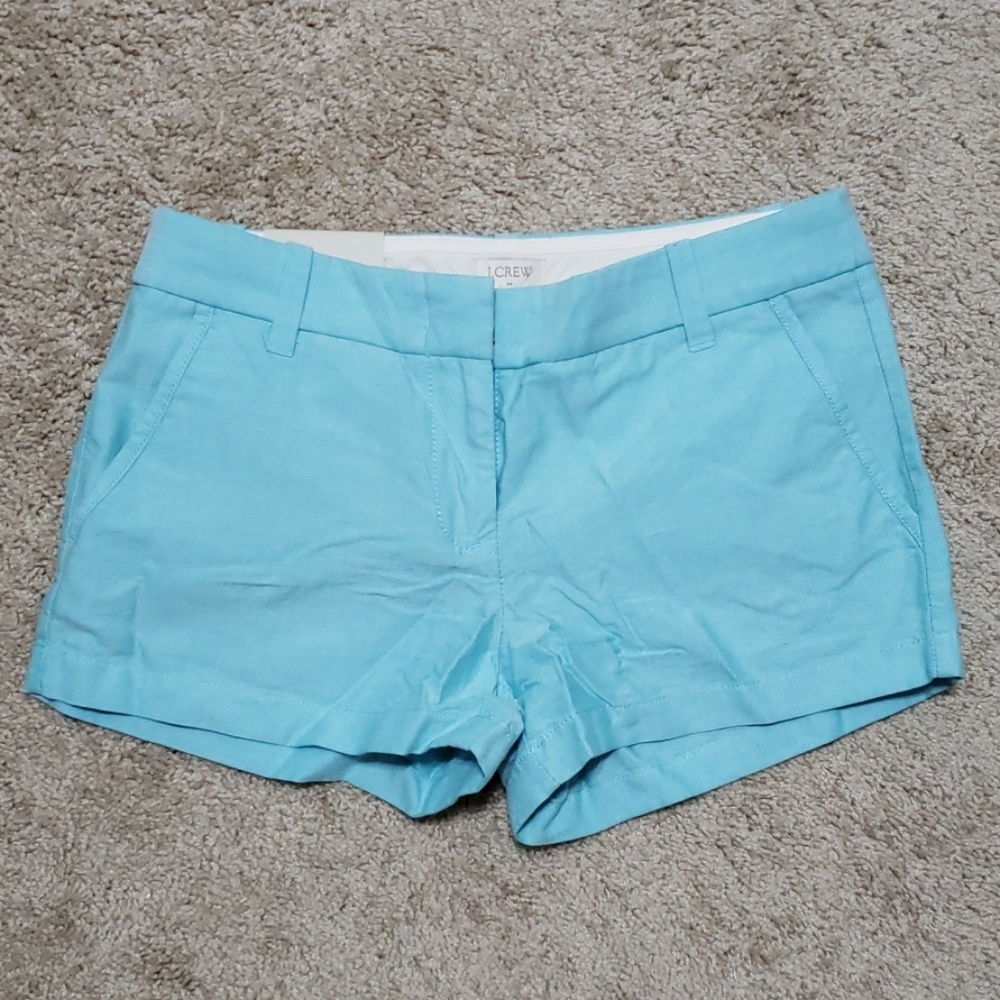 NWT J crew Powdered Oxford Shorts Sz 4